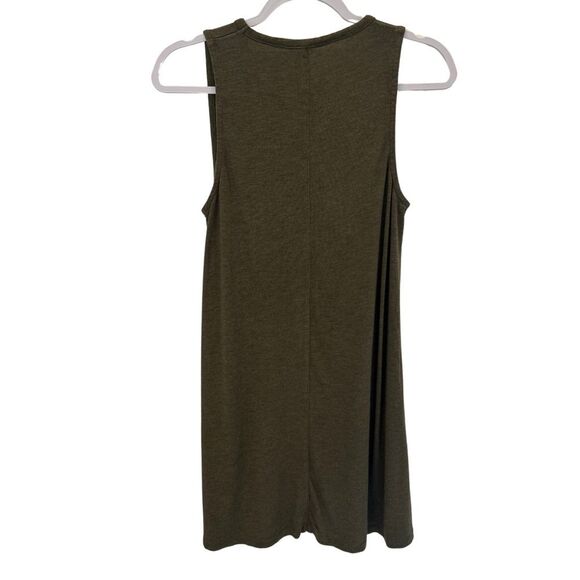 Madewell Highpoint Tank Dress Color Heather Woodland Size Large Swing Dress - Picture 6 of 10